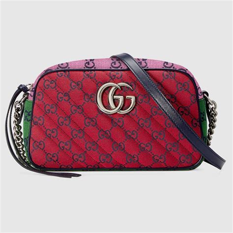 gucci gg marmont multicolor|gucci marmont small price.